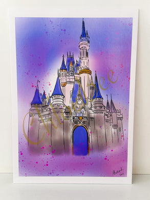 Fantasy Castle Print